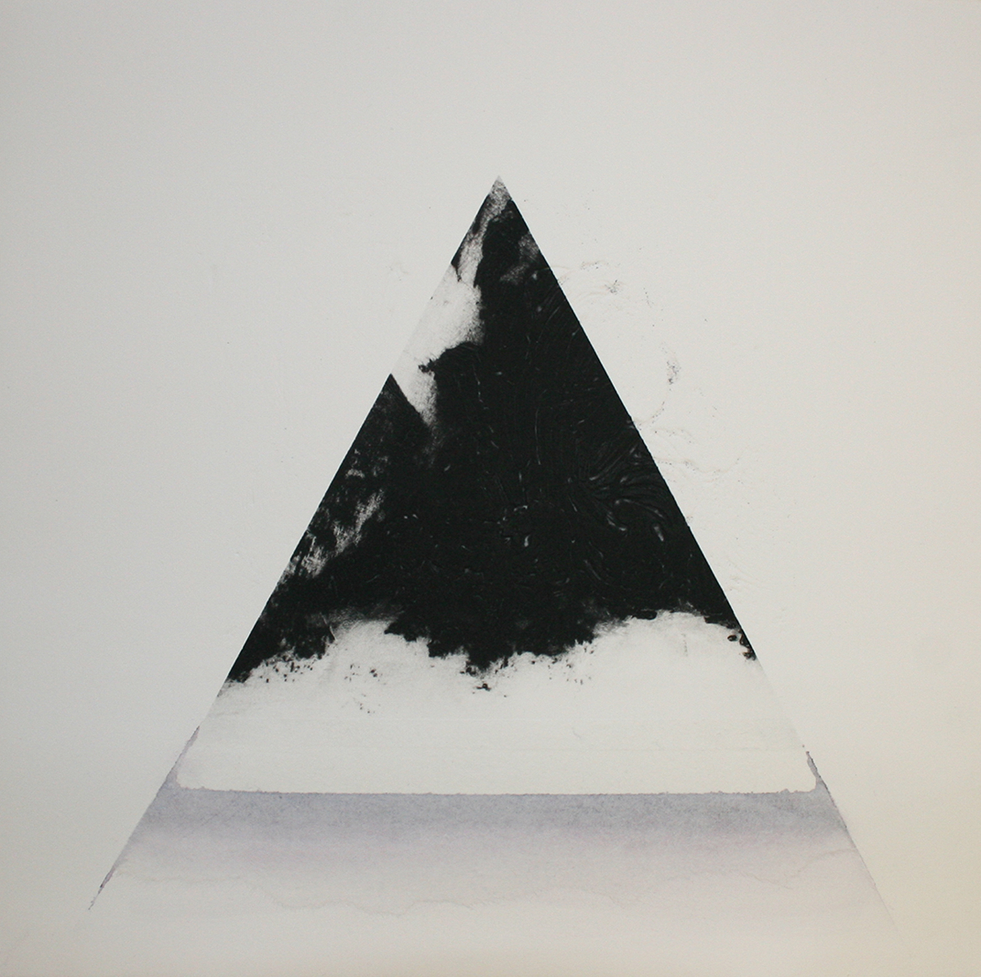Amy-Jane Blackhall 'Fountain', Carborundum with hand colouring and collage